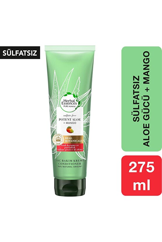 Saç Kremi Sülfatsız Aloe Mango Özlü 275 ml