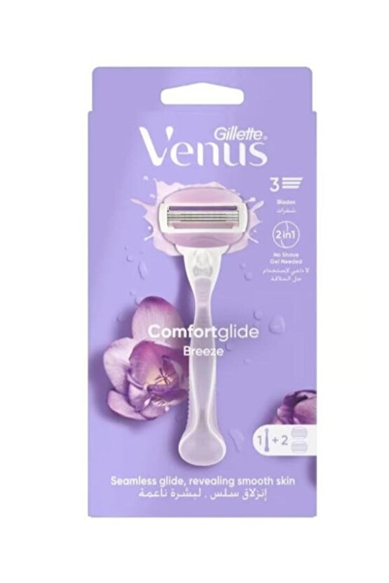 Venus Comfort Glide Breeze Tıraş Makinesi 2 Adet Yedek Başlık