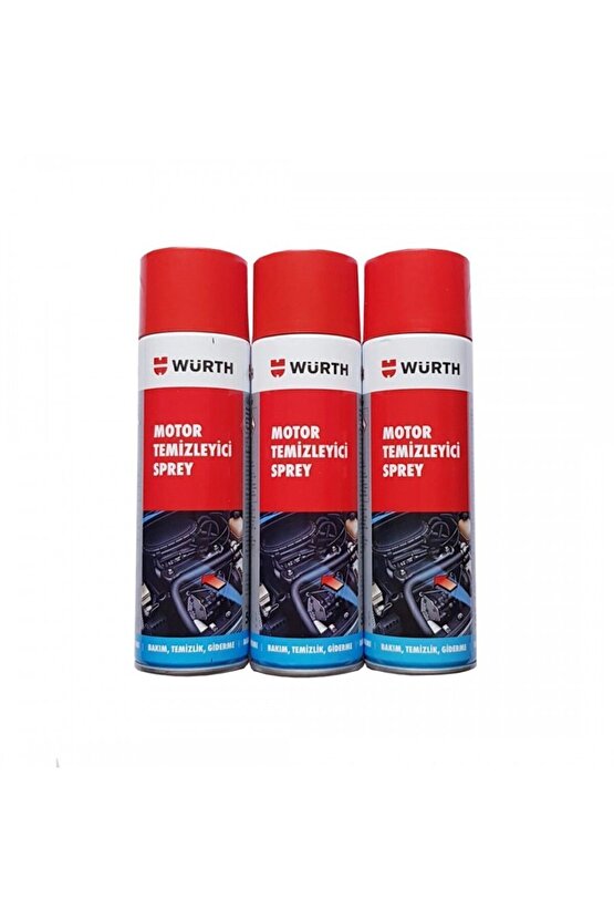 Motor Temizleme Spreyi 500 ml ( 3 Lü Set)