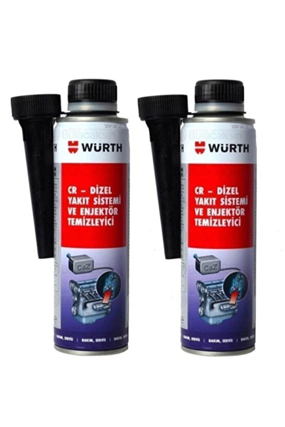Cr-dizel Yakıt Sistemi Ve Enjektör Temizleyici 300 Ml X 2 Adet