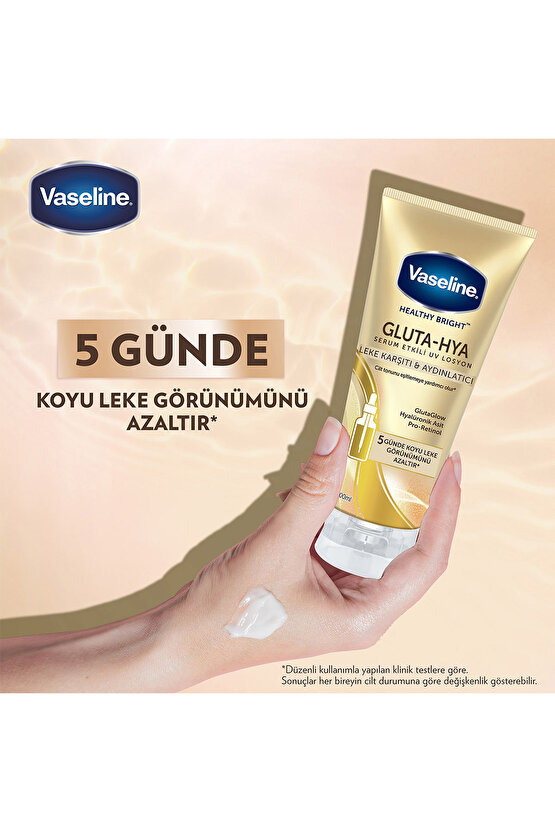 Gluta Hya Serum Etkili Uv Vücut Losyonu Leke Karşıtı Ve Aydınlatıcı 200 ml X2