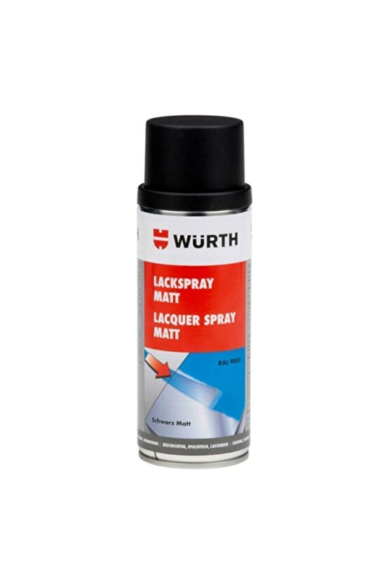 Mat Siyah Sprey Tampon Boyası 400 ml Germany