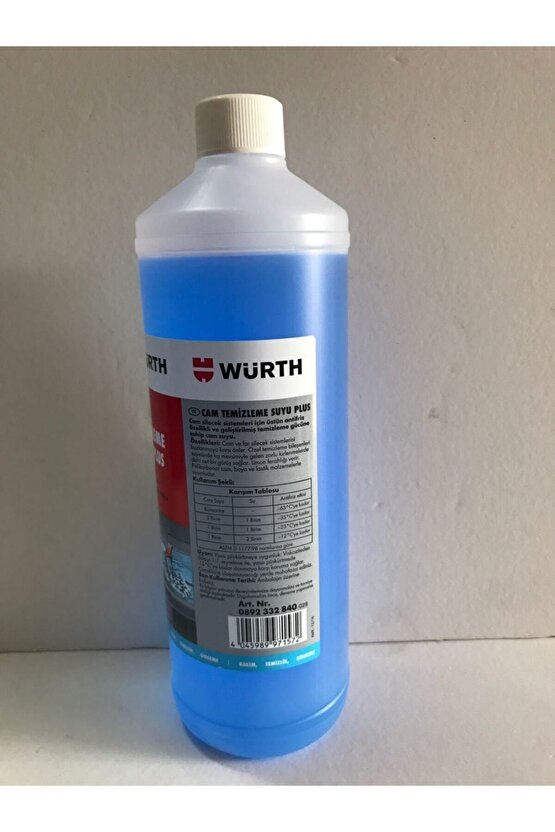 Konsantre Antifrizli Cam Suyu Plus (1000 Ml.)