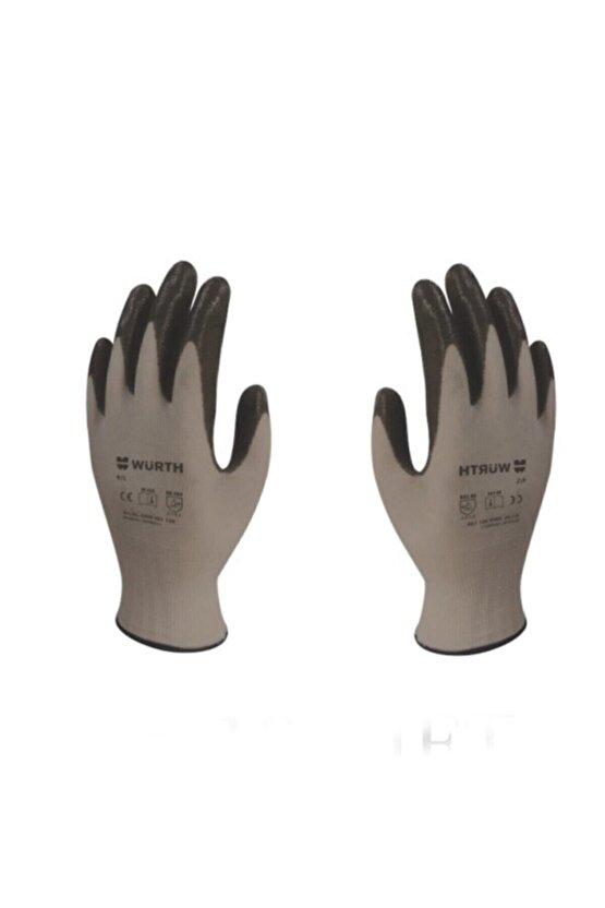 Iş Güvenliği Eldiveni Mekanikçi Siyah No:10 (12 Li Paket)