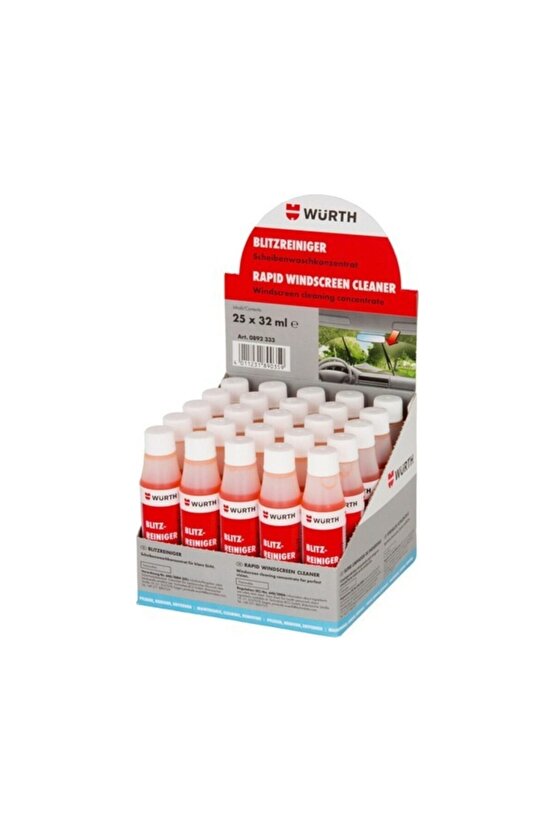 Konsantre Cam Temizleme Sabunu 32 ml 10 Adet