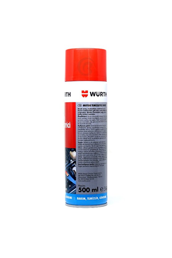 3X Motor Temizleyici Sprey 500 ml (Su Gerekmez)