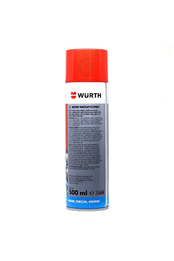 3X Motor Temizleyici Sprey 500 ml (Su Gerekmez)