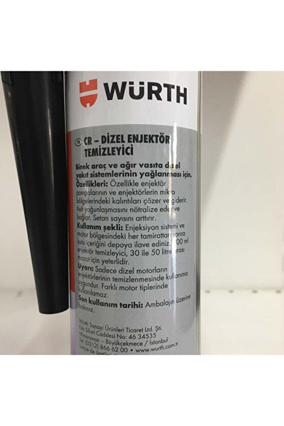Cr-dizel Yakıt Sistemi Ve Enjektör Temizleyici 300 ml