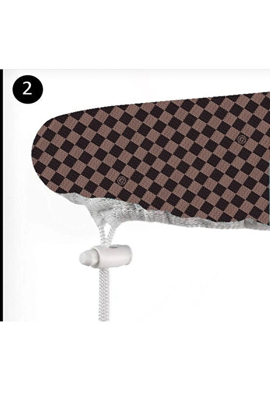 KİNG XSMALL (120x45 cm) KAHVE ÜTÜ MASASI KILIFI BEZİ ÖRTÜSÜ IRONING COVER EV GEREÇLERİ