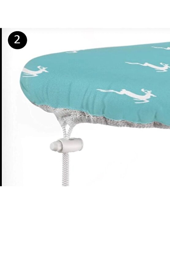 Comfort Turkuaz Ütümasası Örtüsü Kılıfı1 Adetkoruyucu File Ütüleme Pedi Hediyeli Ironing Cover