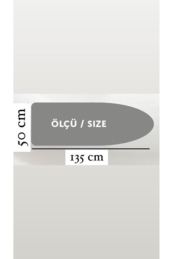 Luxury Exen Ütü Masası Kılıfı Bezi Örtüsü(50X135CM) (ÜTÜ MASASI &AKSESUARLARI, EV GEREÇLERİ)