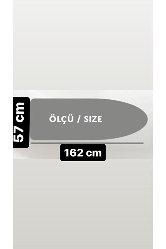 Xxl Luxury Purple Ütü Masası Kılıfı Bezi Örtüsü (57X162CM)