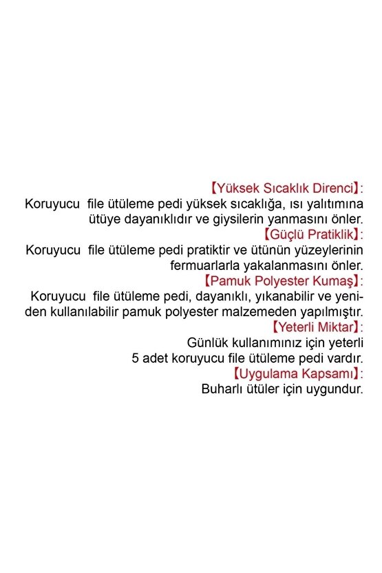 (AVANTAJ PAKET) Premium Xlarge Ütü Masası Kılıfı Koruyucu File Ütüleme Pedi