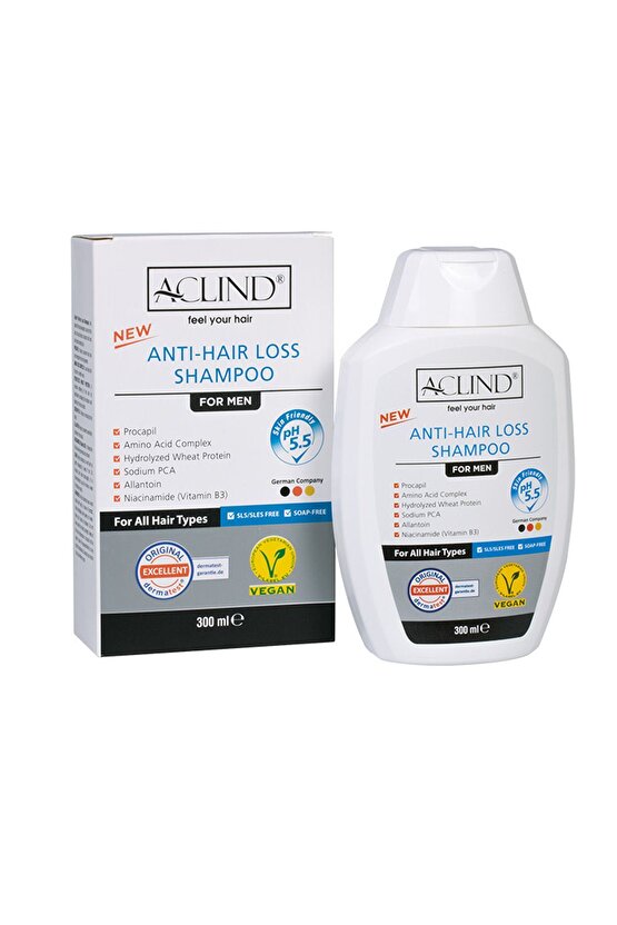 ® Antı-haır Loss Shampoo | For Men 300 ml | Erkekler Için Saç Dökülmesine Karşı Etkili Şampuan