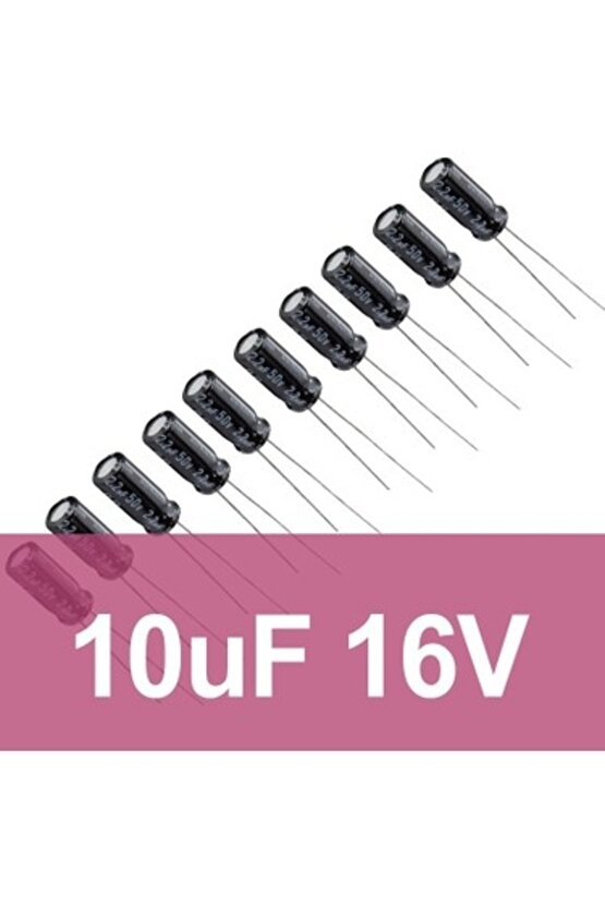 5 adet 10 uF 16V Kondansatör