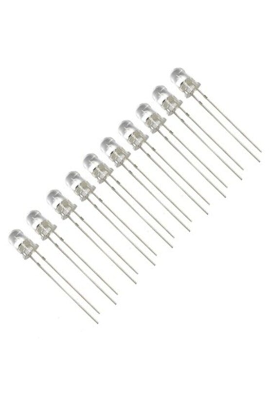 10 Adet 5mm Beyaz Led