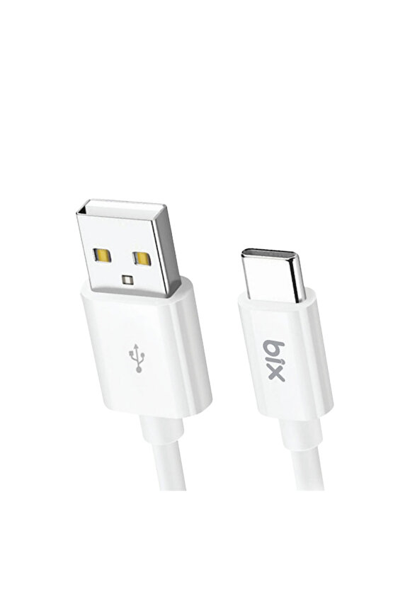 bx100cb 3a usb-a to type-c chargıng Cable black