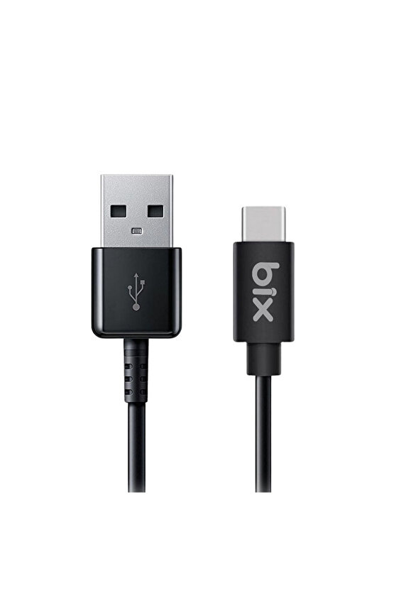 bx100cb 3a usb-a to type-c chargıng Cable black