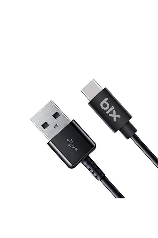 bx100cb 3a usb-a to type-c chargıng Cable black