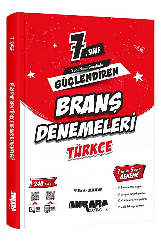 7.Sınıf Güçlendiren Türkçe Branş Denemeleri