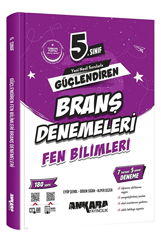 5.Sınıf Güçlendiren Fen Bilimleri Branş Denemeleri