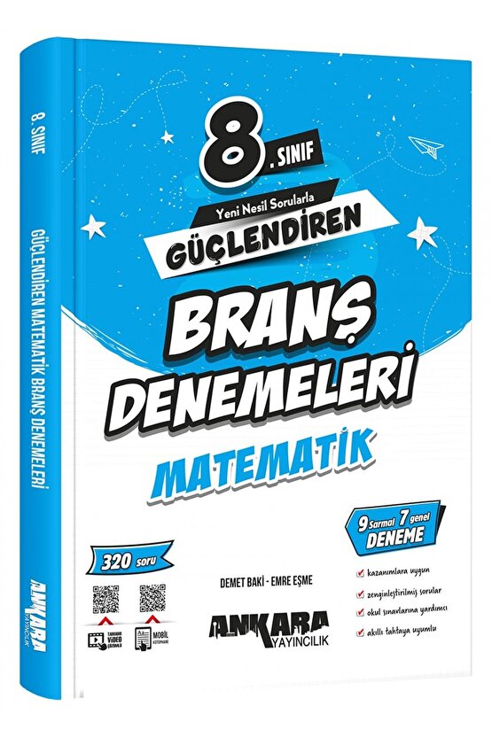 8.sınıf Güçlendiren Matematik Branş Denemeleri