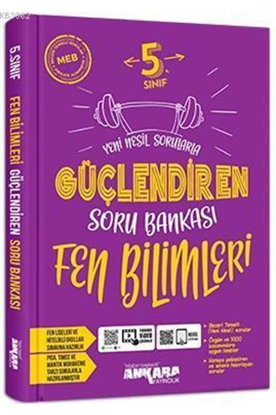 5. Sınıf Fen Bilimleri Güçlendiren Soru Bankası  Kolektif  Ankara Yayıncılık  9786052662922