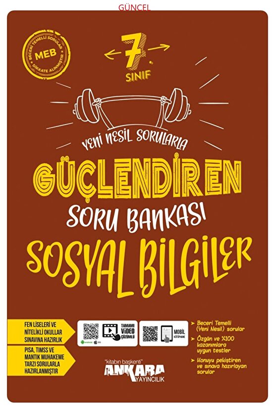 Güncel 7.Sınıf Sosyal Bilgiler Yeni Nesil Sorularla Güçlendiren Soru Bankası