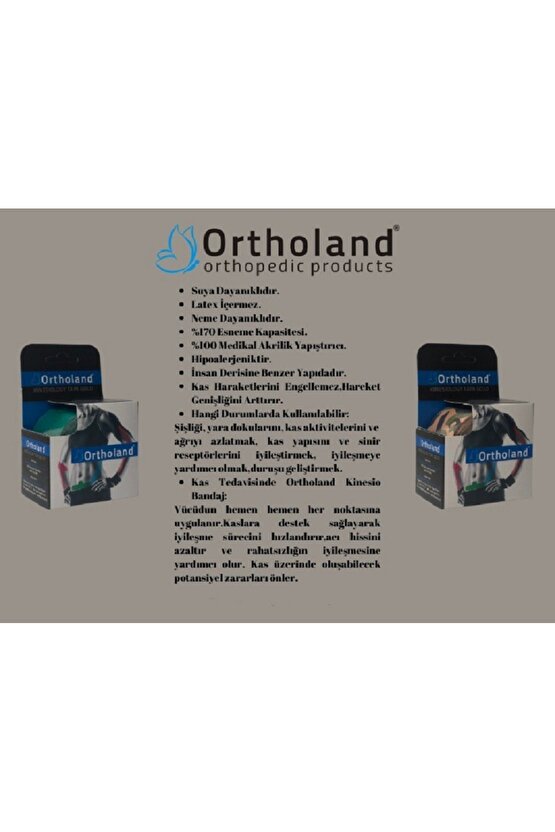 Ten Rengi Kinesio Band,sporcu Kas Ağrı Bandı,kinezyo Tape