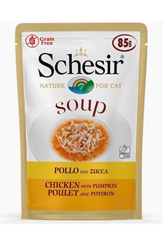 Yetişkin Kediler Için Doğal Tavuklu ve Balkabaklı Tamamlayıcı Mama 85 gr