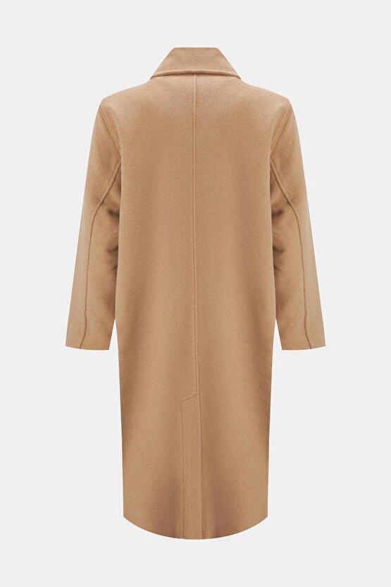 AMI X Puma Single-Breasted Logo Patch Coat Erkek Kaban Palto