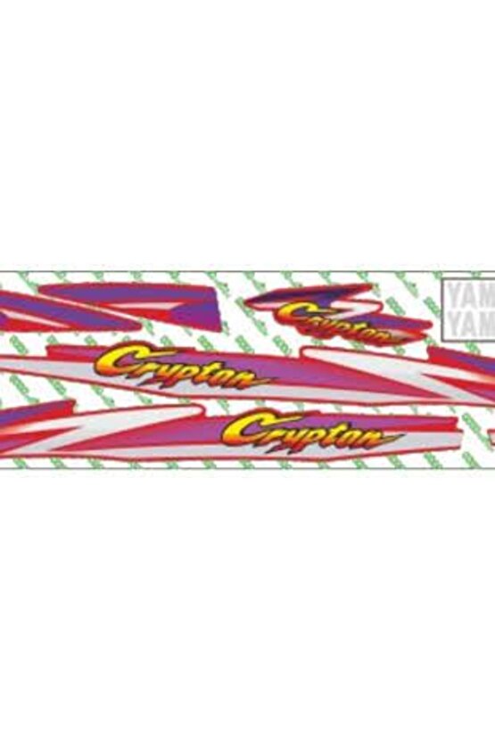 Yamaha Crypton Eski Model Çıkartma Seti