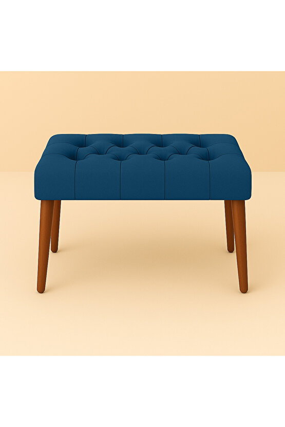 Karmen Bench Puf - Mavi