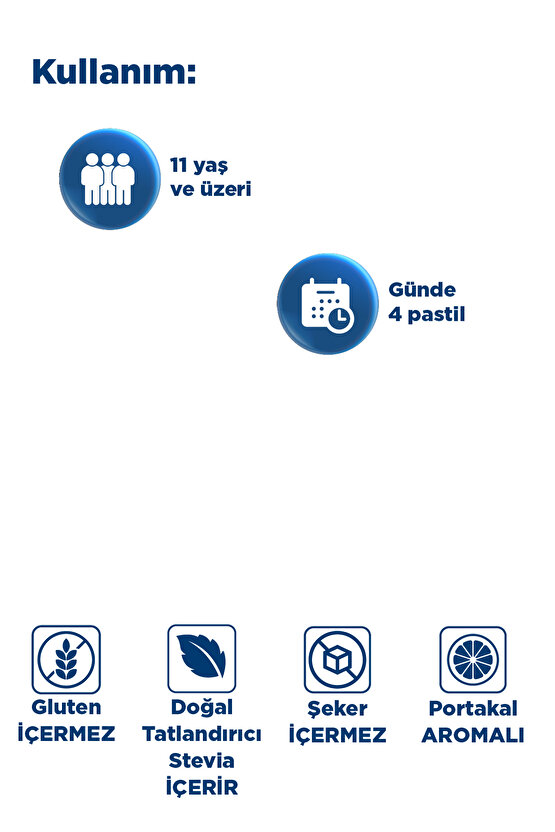 Herbal C Vitamini, Propolis & Beta Glukan 16 Pastil - Bağışıklık - C Vit, Propolis, Beta Glukan