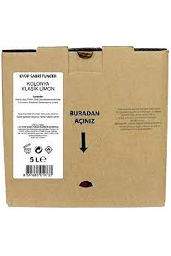 Limon Kolonyası 5lt Bag IN Box Endüstriyel