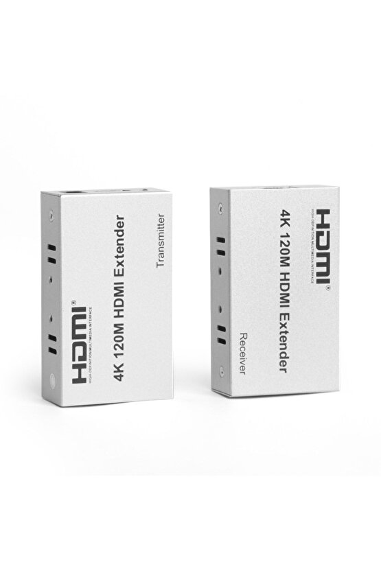 E124k 120 Metre Cat5e6 4k Hdmi Extender Sinyal Uzatıcı