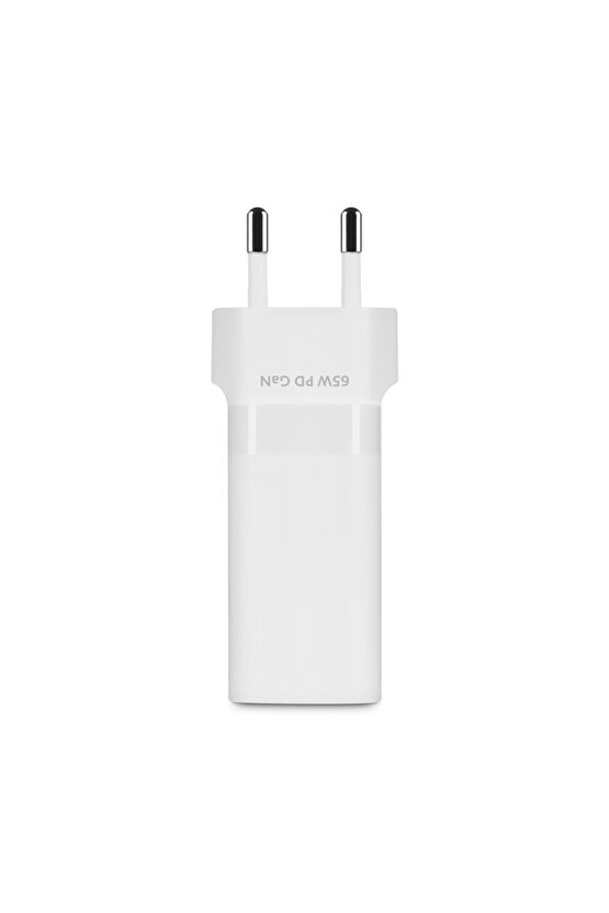 SmartCharger Trio GAN 65W PD Seyahat Hızlı Şarj Aleti 2 USB-C+USB-A