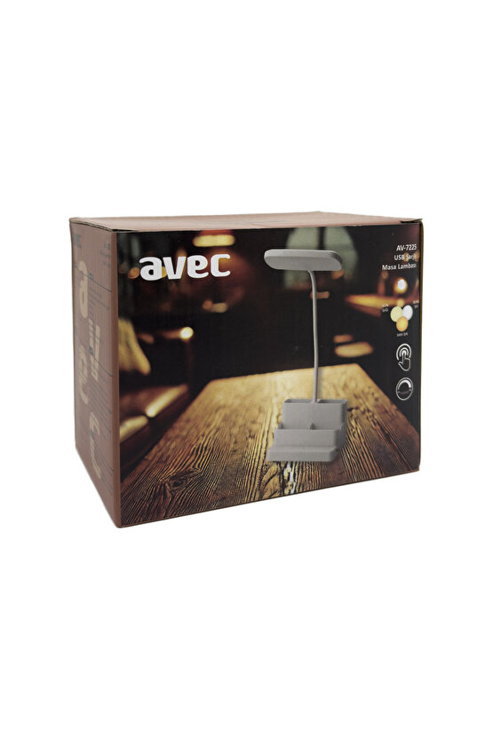 AV-7225 USB ŞARJLI MASA LAMBASI