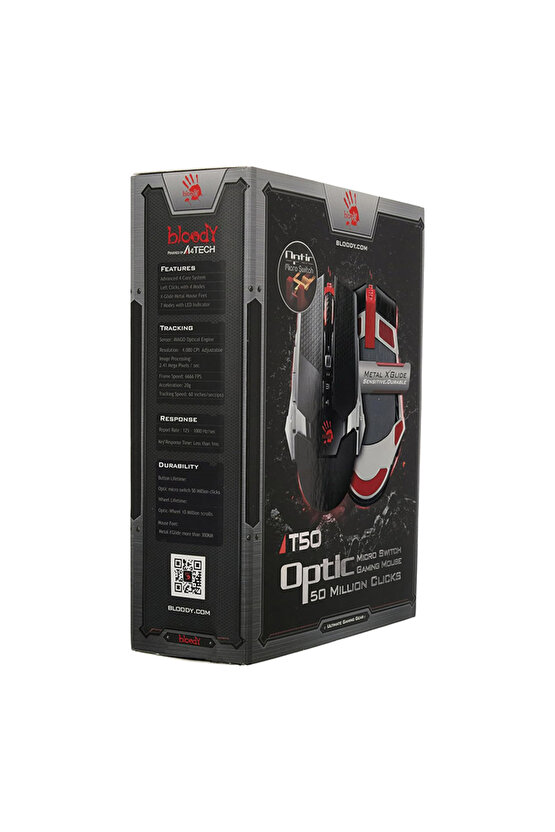 T50 Winner Optik Gamer Mouse 4000 Dpi Mouse