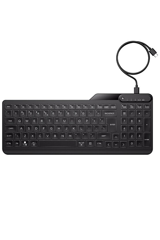 405 Çoklu Cihaz Arka Aydınlatmalı Kablolu Klavye (7N7C1AA)