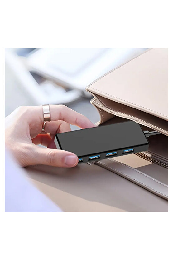 Yüksek Hızlı 4 Portlu USB 3.0 Hub - Masaüstü, Dizüstü Bilgisayar, Xbox, Flash Sürücüler, Sabit Diskl