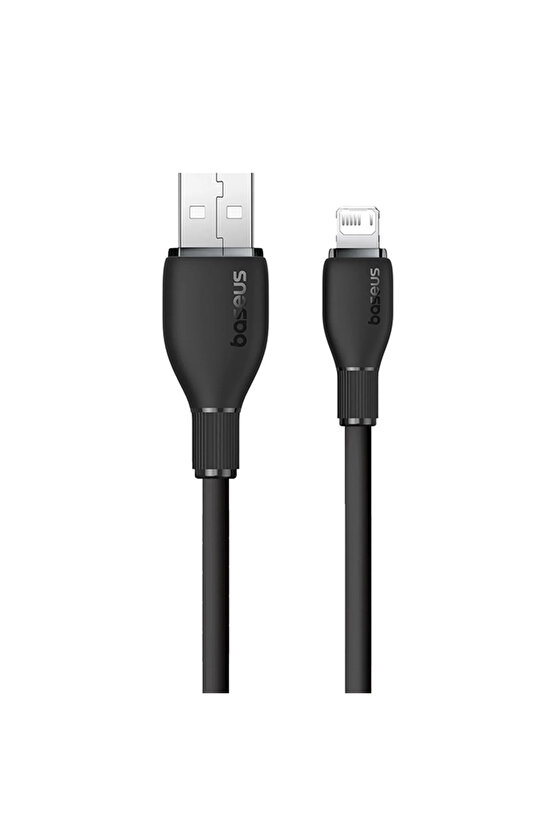 Pudding Hızlı Şarj Özellikli USB to Lightning 2.4 A. Kablo 1.2m Siyah