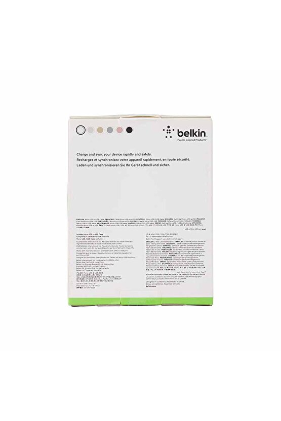 Premium Micro Usb Şarj ve Senk Kablosu Altın