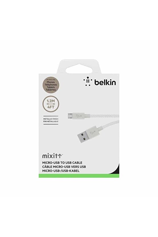 Premium Micro Usb Şarj ve Senk Kablosu Altın