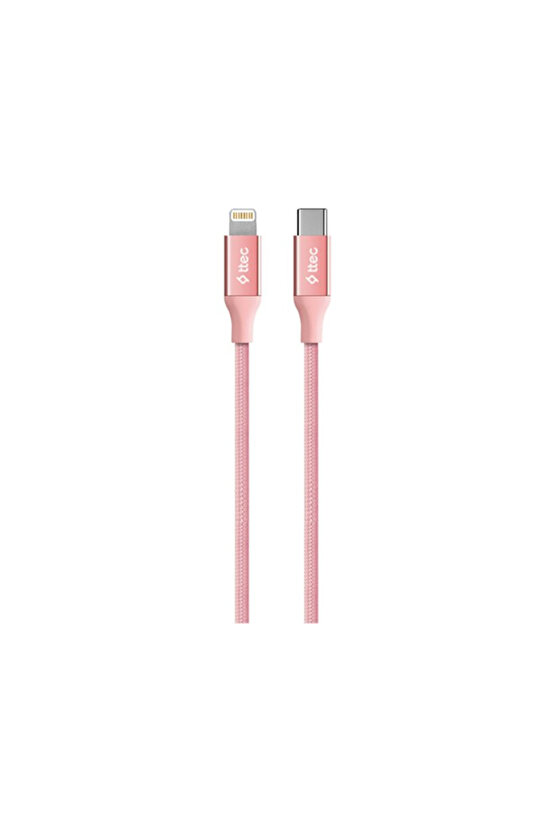 AlumiCable USB-C - Lightning Hızlı Şarj Kablosu 150cm 2DK41RA ,Roze Altın