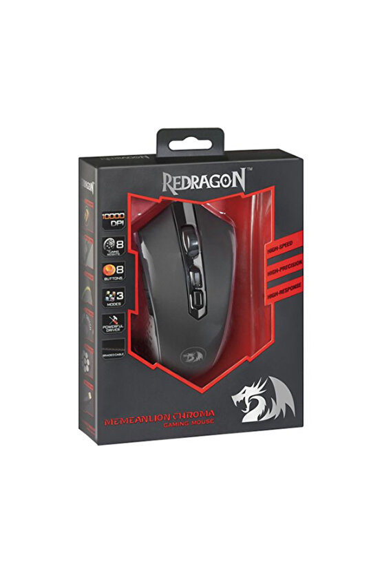 Memeanlion Chroma Oyuncu Mouse Rgb, 8 Buttons 10000 Dpi