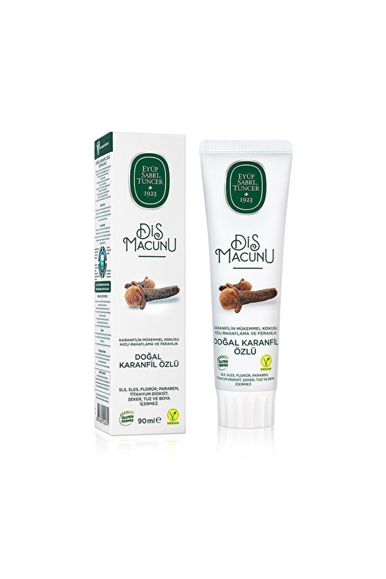 Eyüp Sabri TuncerDoğal Karanfil Özlü Diş Macunu 90 ml