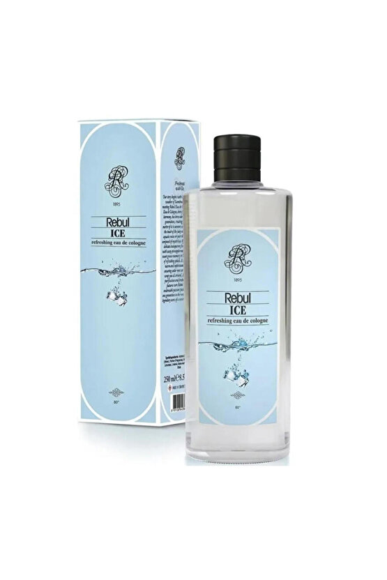 Ice 250 ml Kolonya Cam Şişe