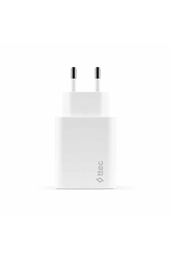 2SCS26B SmartCharger PD 30W USB-C Seyahat Hızlı Şarj Aleti Beyaz