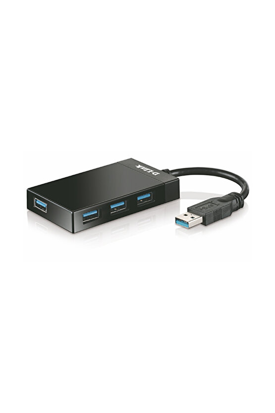 Dlink 4 Bağlantı Noktalı Süper Hızlı Usb 3.0 Hub Dub-1341